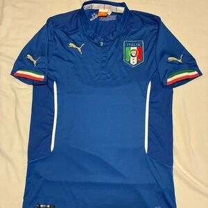 Italy World Cup 2014-2015 Home Football Soccer Jersey Size Medium